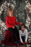 Ganz s�� das Vampirh�ndchen und sein Frauchen