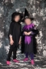 Rabenschwarze kleine Hexen